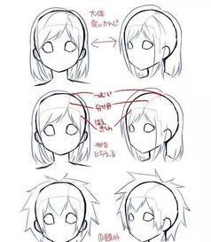 漫画100种画法女头发,漫画女头发的100种独特画法