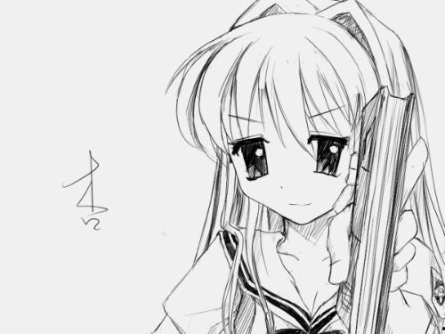 动漫人物怎么画,从轮廓到细节的绘制过程